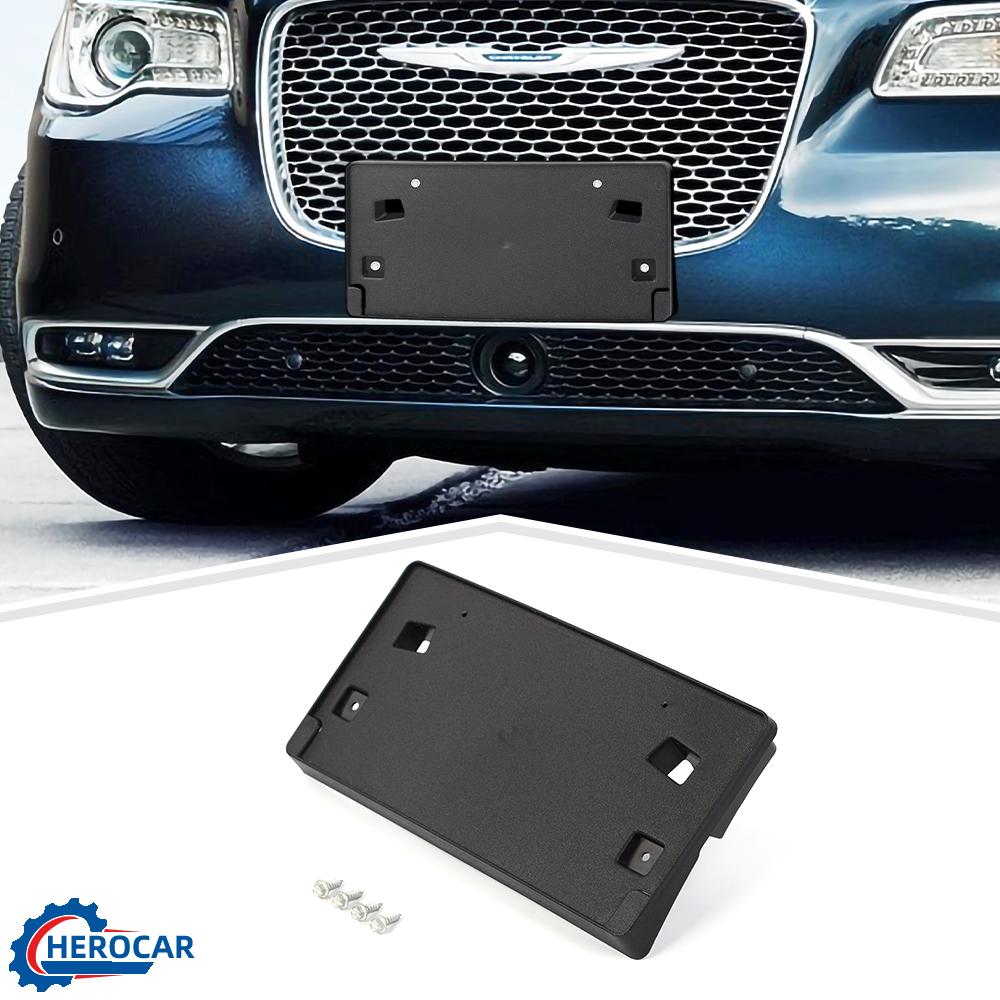 for Chrysler 300C 2015+ Front License Plate Mount Bracket Base Tag Holder Plate