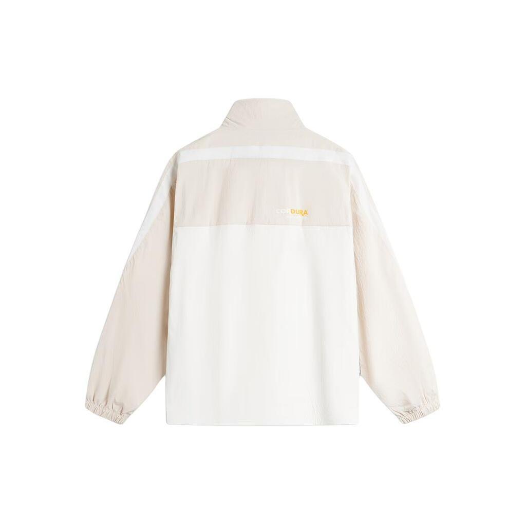 Li Ning Badfive Trench Coat Men's Ivory Gravel Gray AFDU069-1