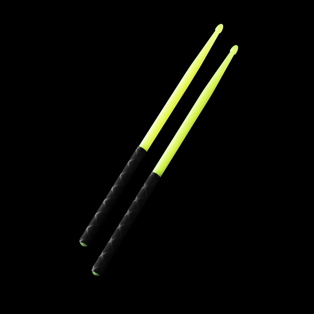 Musfunny 5A Fluorescent Nylon Lightweight and Durable Percussion Sticks for and Adults Drumsticks, Anti-Slip, Size Drumsticks, - Beginners, Children,