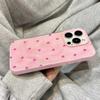 Proste Jednokolorowe Etui na Telefon w Kropki Dla iPhone 17 Air 16 15 14 13 12 11 Pro Max Plus Pokrowiec Antyupadkowy