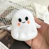 Halloween Geist Knet-Stressabbau-Spielzeug Transparent Weiß Wiederverwendbar Fidget Spielzeug Weich Verformbar Handentspannungsspielzeug Für Partygeschenk