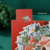 3D Christmas Greeting Card Pop Up Snow Village Night Scene Handmade Foldable Holiday Card with Envelope Christmas Gift Thank You Note