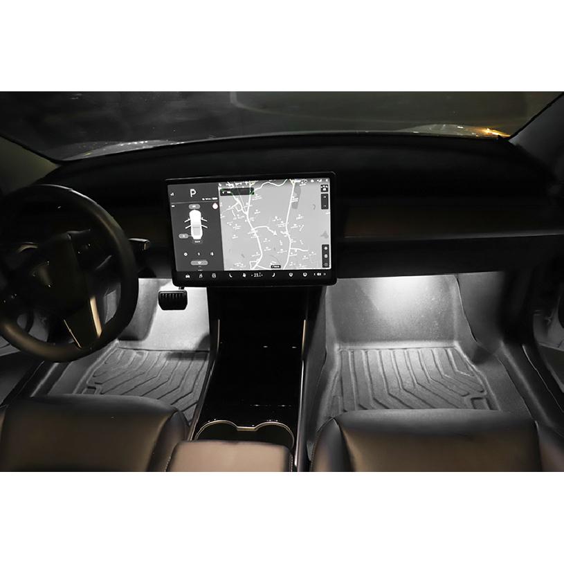 For Tesla Model 3/S/X/Y LED Car Interior Light Ambient Lamp Trunk Light White