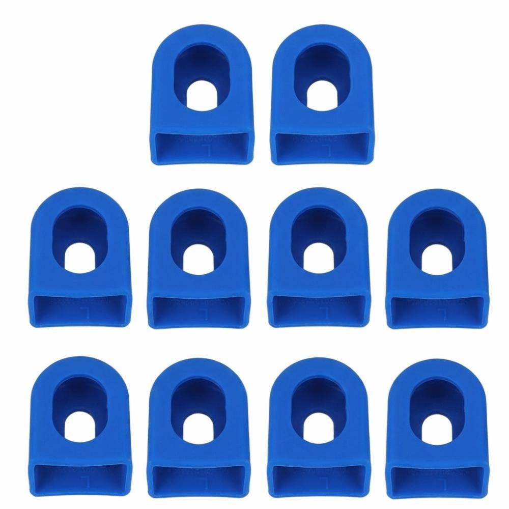 10PCS Multicolor Cycling Crank Boot Protectors Soft Crank Arm Cover  Bike Accessory