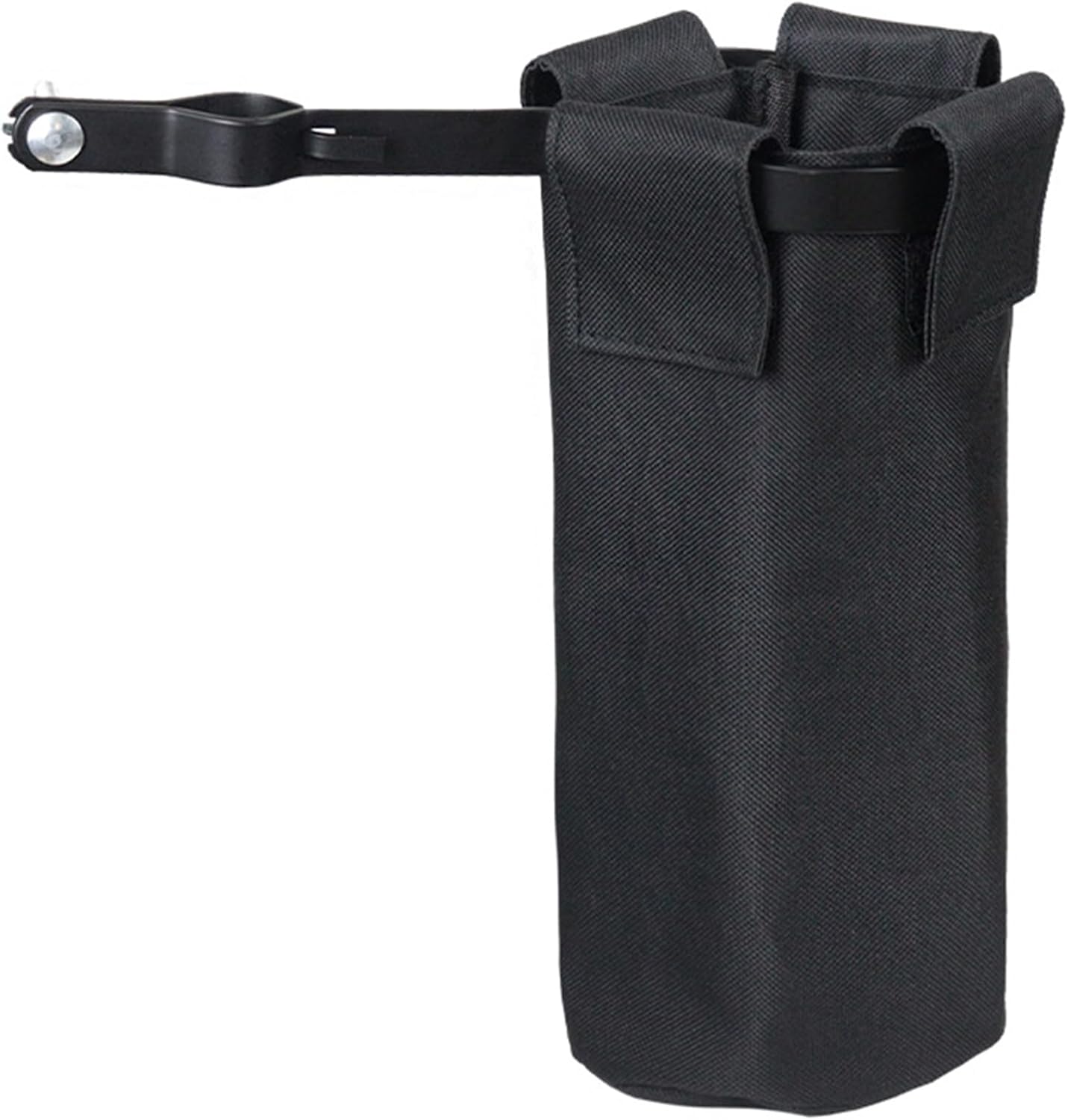 

Легкая сумка-тубус для барабанных палочек из ткани Оксфорд с металлическим зажимом-держателем для палочек, быстрый доступ, готовый к дороге перкуссионный аксессуар чёрный