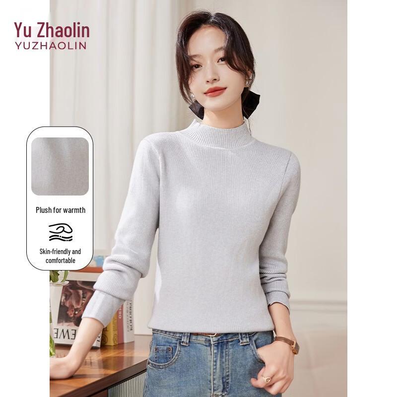 Women s Thickened Mock Neck Pullover Sweater EU 38