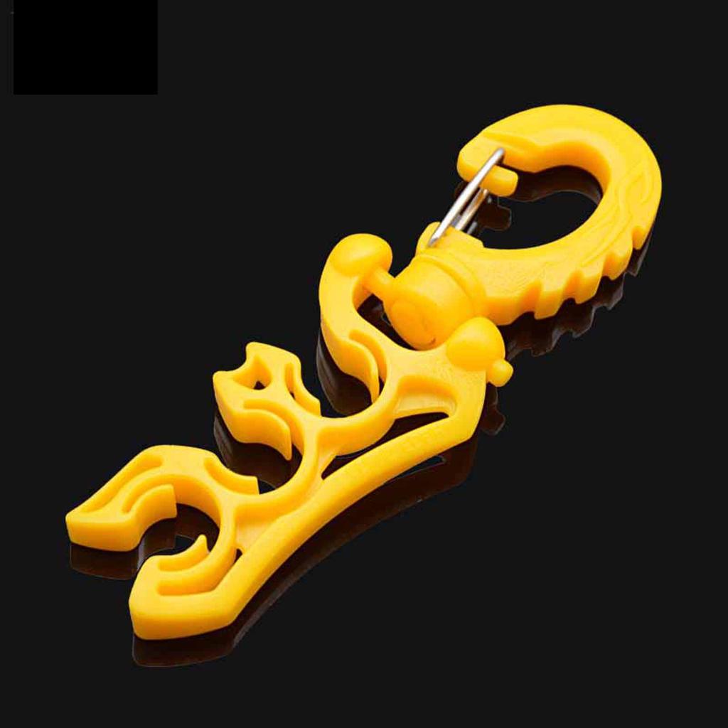 Submersible Secondary Head Clamp – Fixed  Low-Pressure Pipe Clamp, Hose Hook for Quick-Breathing Regulator