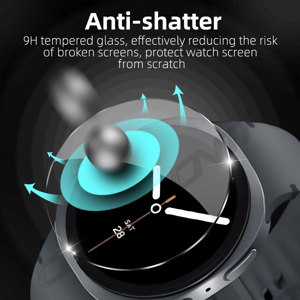 9H Tempered Glass for Samsung Galaxy Watch 8 Classic 40mm 44mm 46mm Ultra (2025) 47mm Screen Protector Glass Ultra-HD Film 7