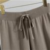 Women's Autumn And Winter Fashion Two Piece Set  High Neck Cape  Knitted Sweater  Wide Leg Pants Temperament Set