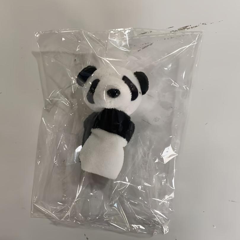 Plush Panda Stickers, Adorable Black & White Fabric Panda Decorations, No Power Required, for Vines Walls and Gifts, Home or Party Decoration
