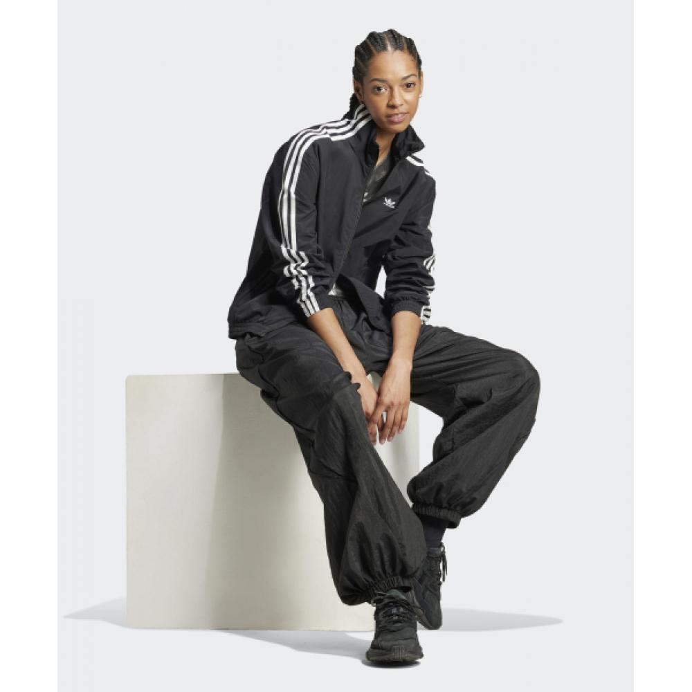 Adidas Woven Track Top   Black Jd5331