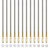 30pcs Blind Sewing Needle Elderly Stainless Steel Quick Automatic Self-Threading Needle Stitching Pins DIY Punch Needle Threader