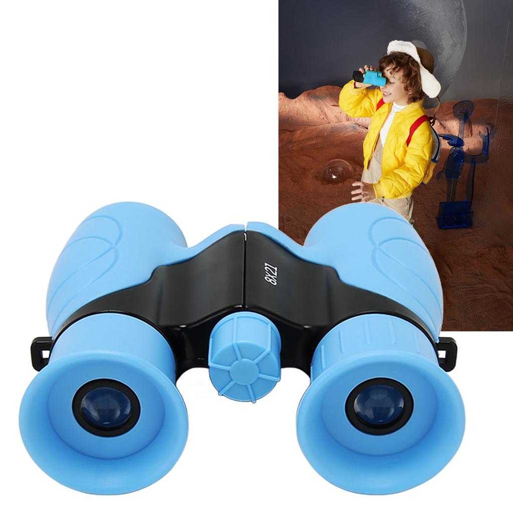 Kinderfernglas, Mini-Fernglas, tragbar, HD 8X, rutschfest, für Kinder, Fernglas, Teleskop für Wandern, Urlaub 