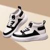 White Sneakers Men Height Increase Insoles 6cm  Lifts Shoes Leisure Casual Plus Size 35-47