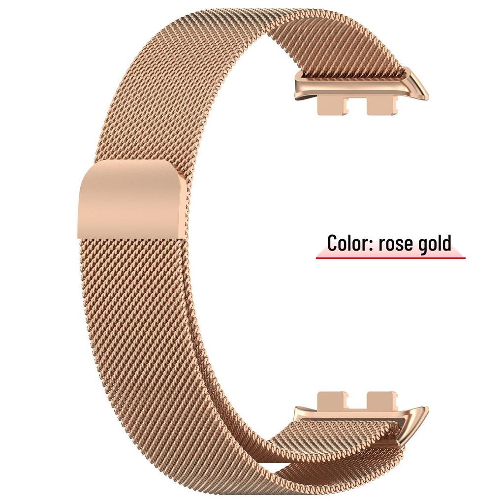 Milanese armband för Honor Band 10/9 - Metall Magnetisk Ögla