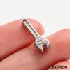 5pcs No Fade Tools Axe Wrench Sword Daily Supplies Charm Pendant For DIY Jewelry Making Accessories Keychain Earring Connectors