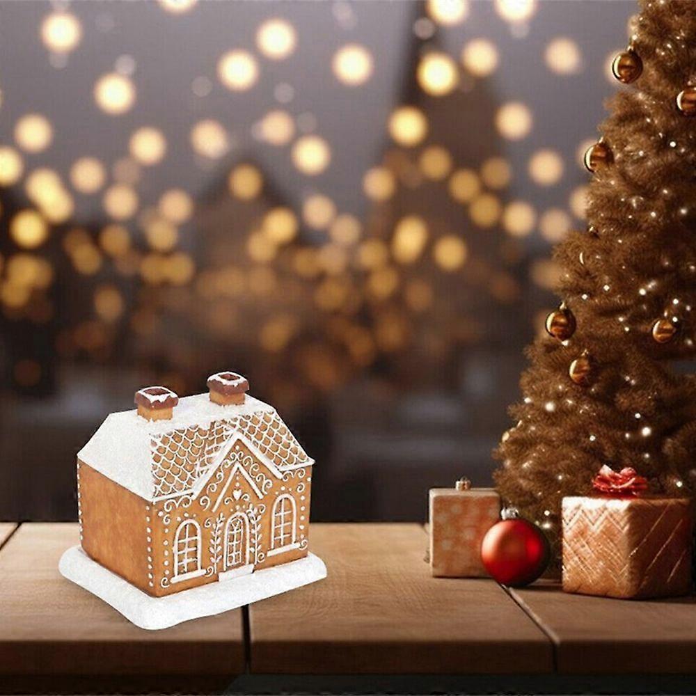 1/2Pcs Gingerbread House Incense Burner Incense Cone Burner Christmas Cabin Burner