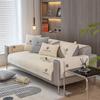 Alphabet Light Luxury Sofa Cushion, Universal Seat Cushion For All Seasons, Non-Slip Leather Sofa Cover, New Modern High-End Cover Towel