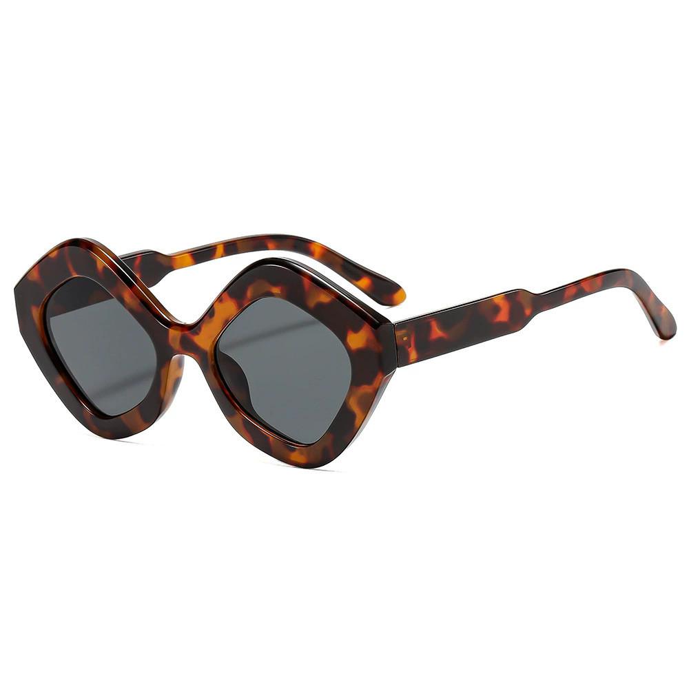Vintage Cat Eye Big Frame Sunglasses With Uv Protection For Street Style And Parties