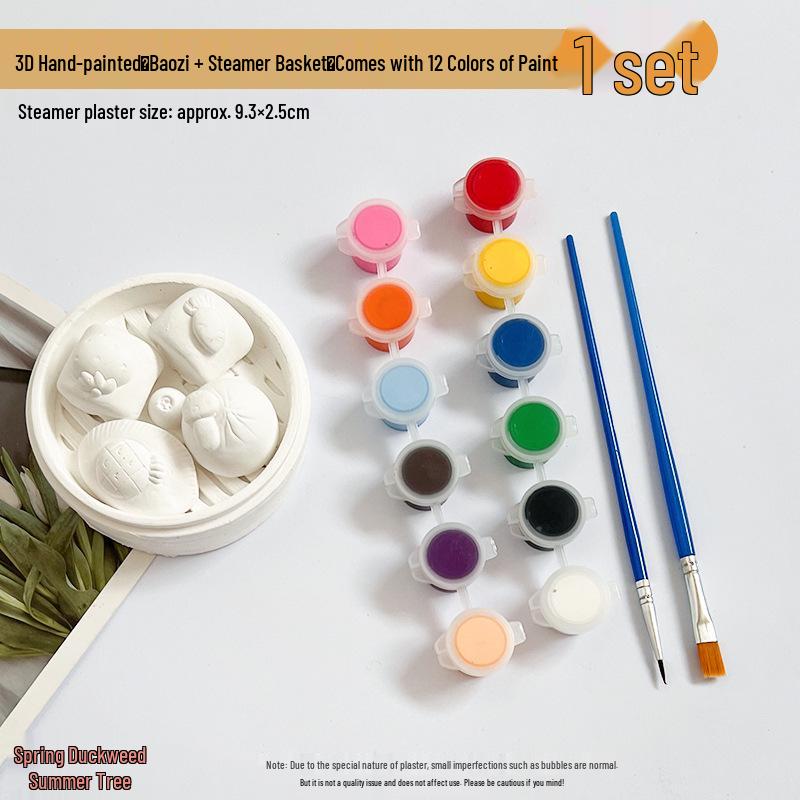 Mini Plaster Doll DIY Coloring Kit – Handmade Creative Toy & Gift Ornament