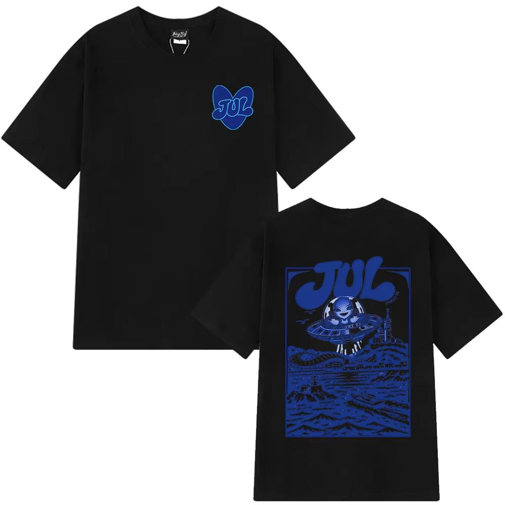 Rapper Jul Graphic T Shirt Men's Women Clothing Fashion T-shirts Casual Cotton Short Sleeve Oversized T-shirt