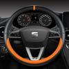 Pro Seat Leon Cupra R Leon ST Cupra Leon ST Cupra Ateca Cupra Ateca FR Auto Potah volantu PU kůže Autopříslušenství