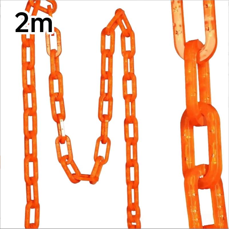 

2/4M Halloween Plastic Chain Lights Props Chains with 8 Lighting Modes String Lights for Skeleton Dog Spooky Outdoor Decorations