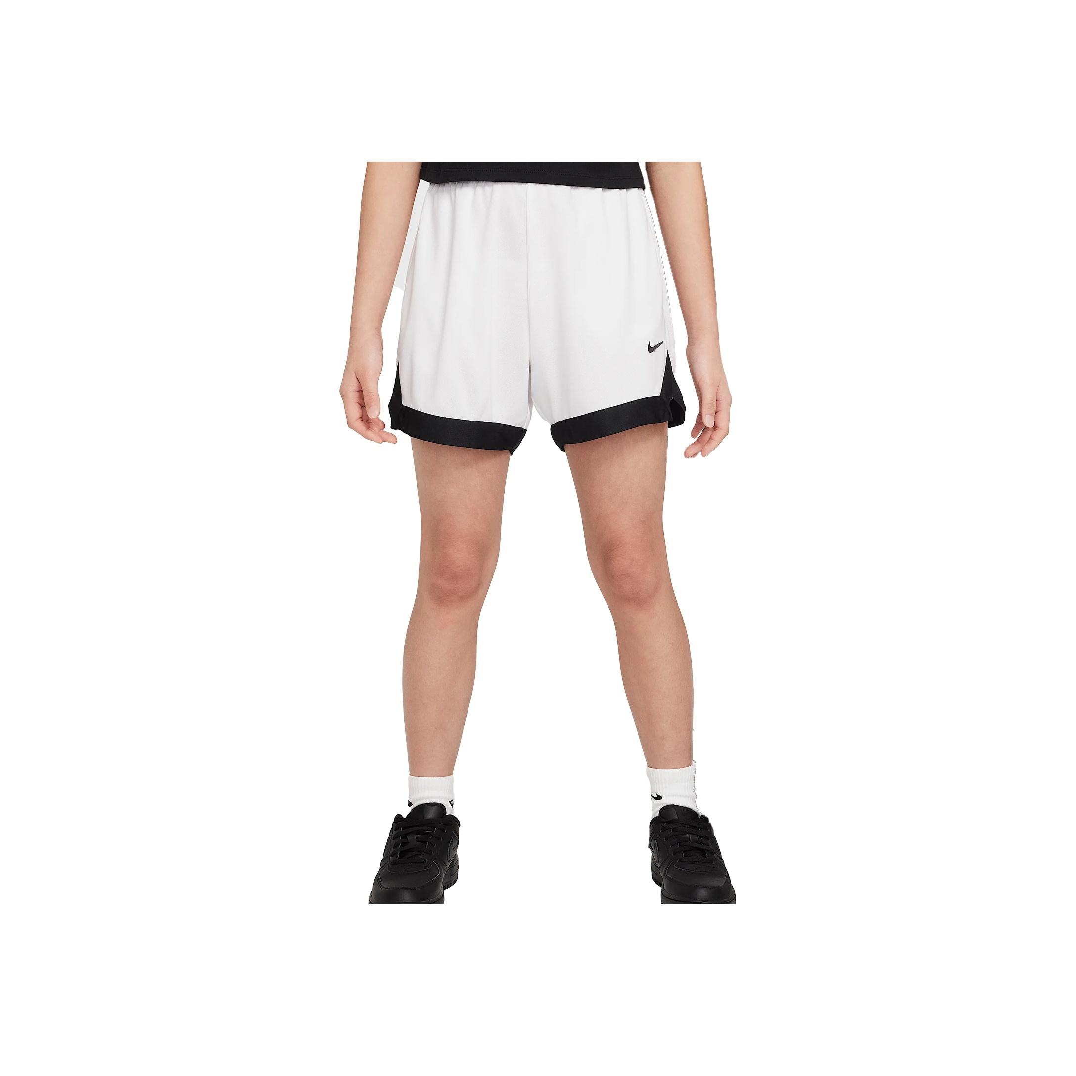 

Nike Dri-Fit Court Series Lightweight Sweat-Wicking Comfortable Loose Shorts Kids shorts White Black HJ0565-100 XL