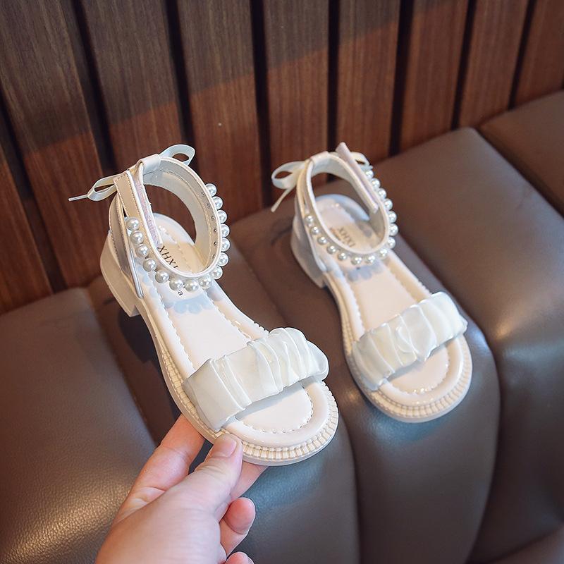 

Girls Sandals2026Summer new trendy fashion sports soft-soled Roman shoes for older children and students, casual girls shoes 31-37Code one hand6Double