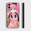 Gotou Hitori Anime B-Bocchi The Rock Phone Case For IPhone 17 Air 16 15 14 13 Pro Max 11 12 Black Silicone Cover