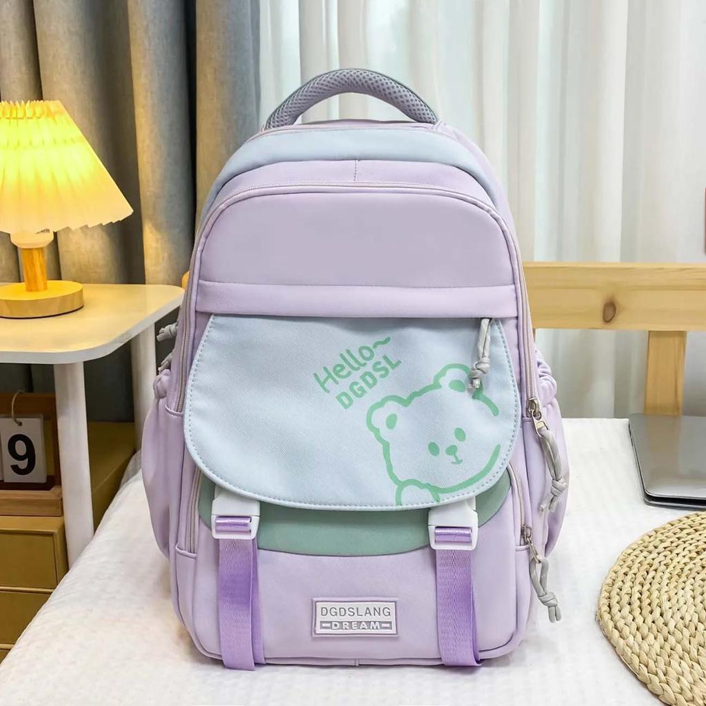 Schoolbag1011 new lightweight ins fresh large capacity college style schoolbag for college students junior high school students backpack