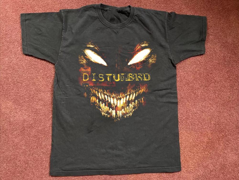

Disturbed Black Cotton All size S-5XL Unisex RARE AD593 Unisex T-Shirt XXXXL