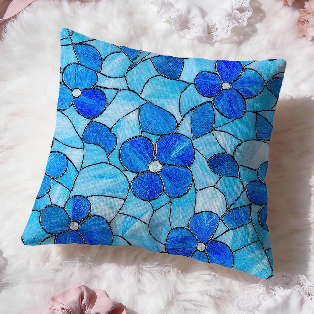 Landscape Cushion Cover Premium Comfort Reversible Pillow Cove Two In One Design for Any Room Car Interior
