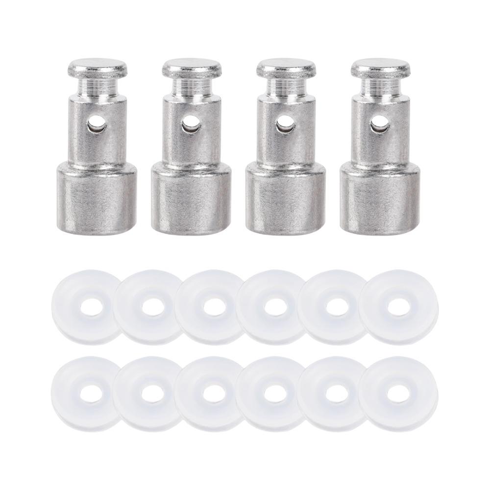 4 Pack Silver Floater Valve Heavy Duty Pot Replacement Parts Durable Silicone Gaskets  Cooking