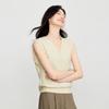 JOY SPEAKER 2025 Spring Wool Blend V-Neck Vest