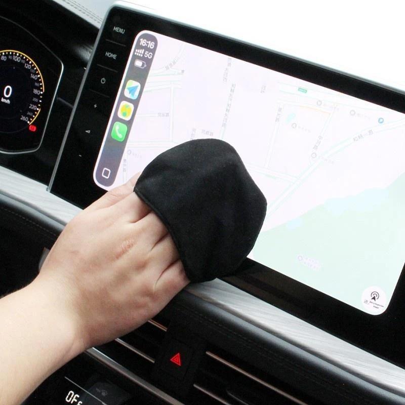 1Pcs Car Touch Screen Cleaning Cloth, Microfiber Dashboard Wipes, For Car And Glass Screens For Laptops For Tablets