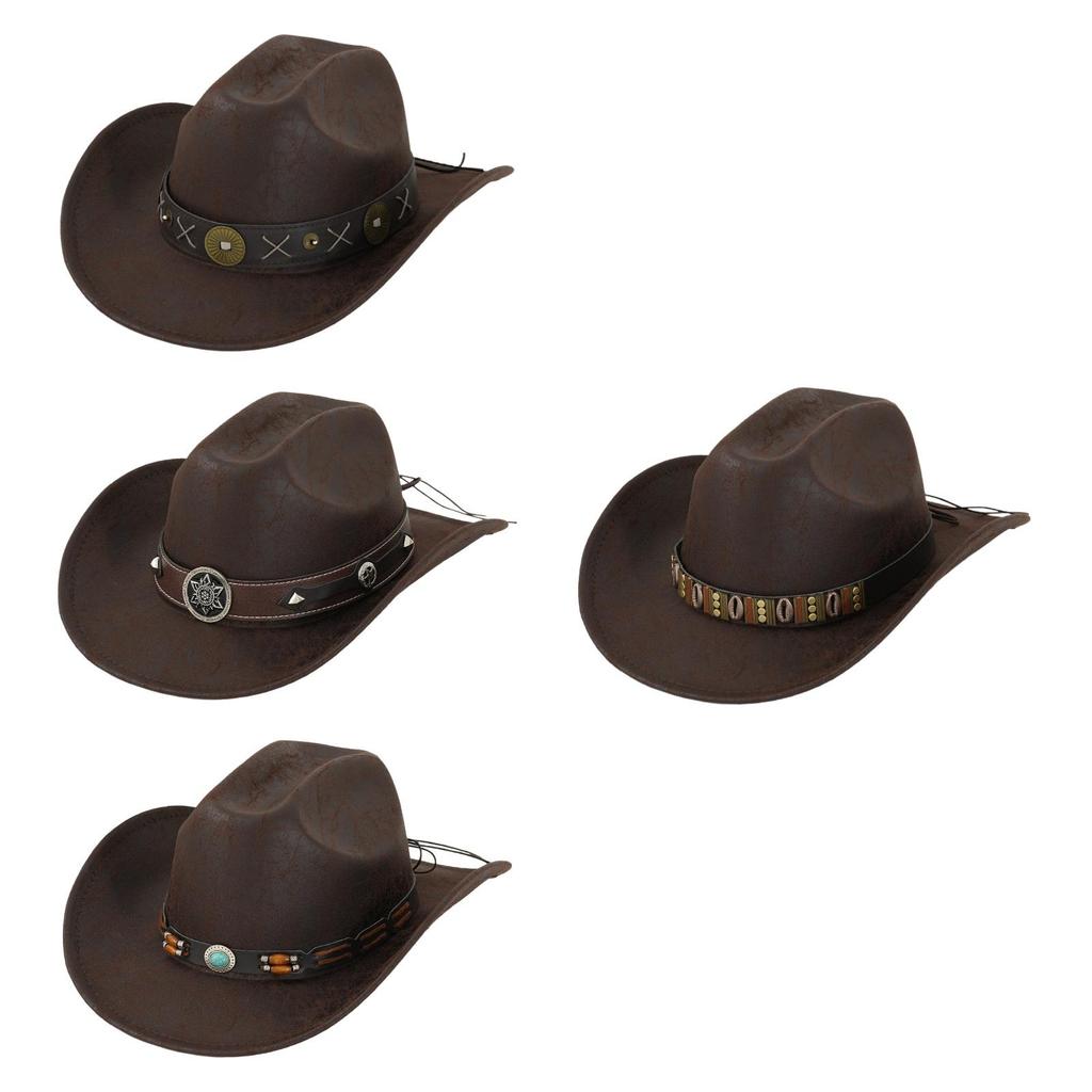 Western Cowboy Hat Sun Protection Hat for Performance Travel