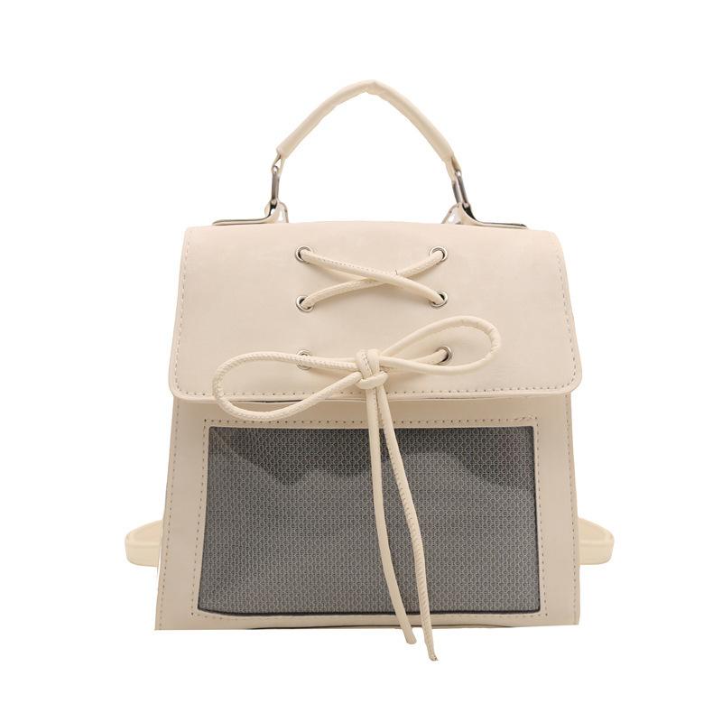 Schoolbag1011 Fashion New Trend Versatile Japanese Fresh Pain Bag Simple Texture Portable Backpack Bag Women