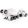 Diecast Masters 1:50 Scale Peterbilt Model 567 Concrete Mixer Truck | SFFA with Lift Axle & McNeilus Bridgemaster Mixer | Transport Series | Pearl Whi