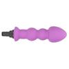 Muscle Massager Head Waterproof Silicone Replacement Head Accessory for   Tissue Massager Purple