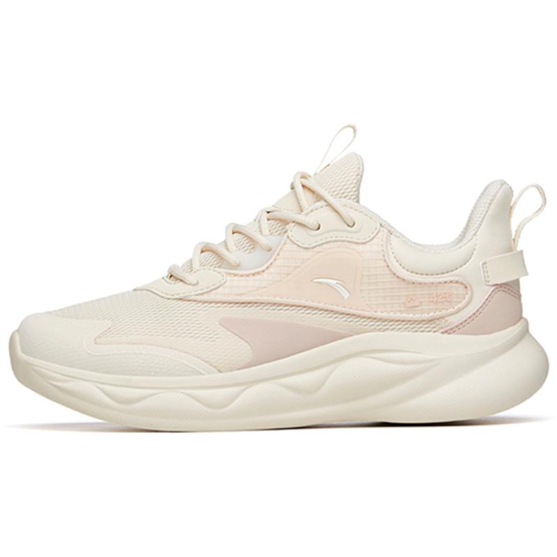 Anta Mianbomb 2 Cushioning Slip Resistant Abrasion Resistant Low top Running Shoes Women s White Sneakers 922525571F-3 35.5