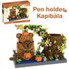 New-Off-The-Shelf Capybara Construction Superior-Grade Assembly-Bricks Premium-Quality Pen Premium-Quality Holder Superior-Grade Cute Top-Grade