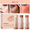 Set di 3 stick per il contouring, stick per il contouring del viso, stick per l'ombretto, stick per il fard, stick correttore perfetto 3 in 1, copertura totale, traspirante e leggero.