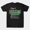 Asiatische Größe Baumwolle Unisex T-Shirt Druck T-Shirt Kann ich es lecken? Periodensystem T-Shirt No-Cut Print Regular Fit