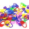 500Pcs Plastic Stitch Markers - Colorful Locking Knitting Needle Clips for Crochet & Sewing