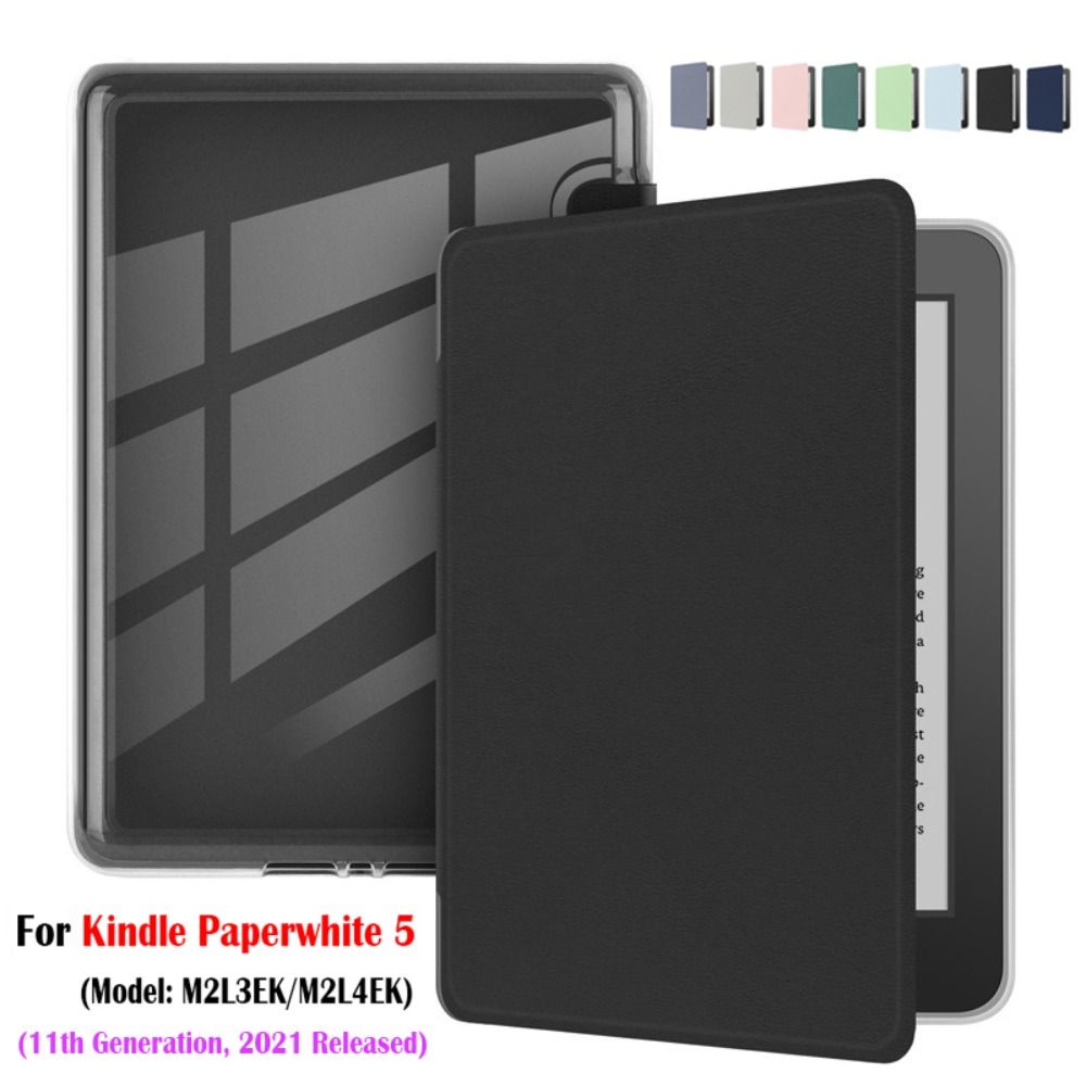 Auto Wake/Sleep Acrylic Back Cover 11th Gen 2021 Folio Funda for Kindle Paperwhite 5