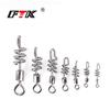 3pcs/5pcs Pike Fishing Accessories Connector Pin Bearing Swivel Stainless Steel Carabiner Lure Swivel Tackle