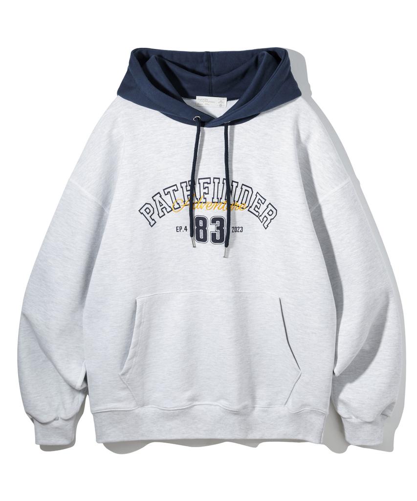 Pathfinder Hoodie Bk6986_Melange White