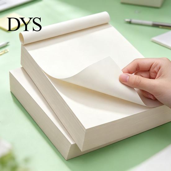 Non Bleed Professional Note Paper Thick Blank Scratch Paper, Premium White Unlined Versatile for Chemistry Formulas Sheets Math Calculations