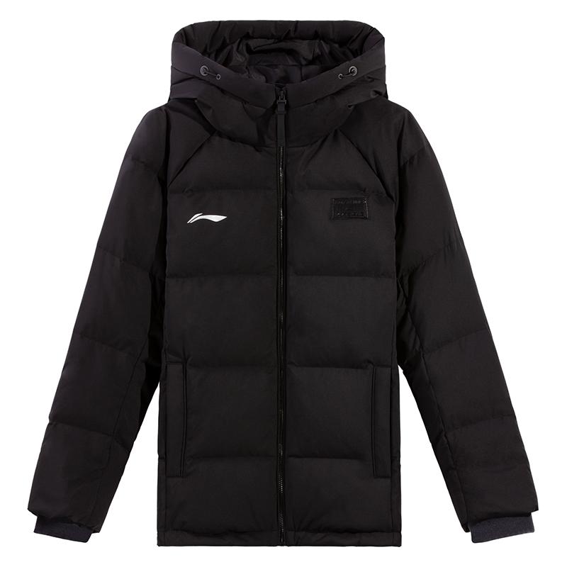 Li Ning Down Jackets Women's Black Thickened AYMV750-1
